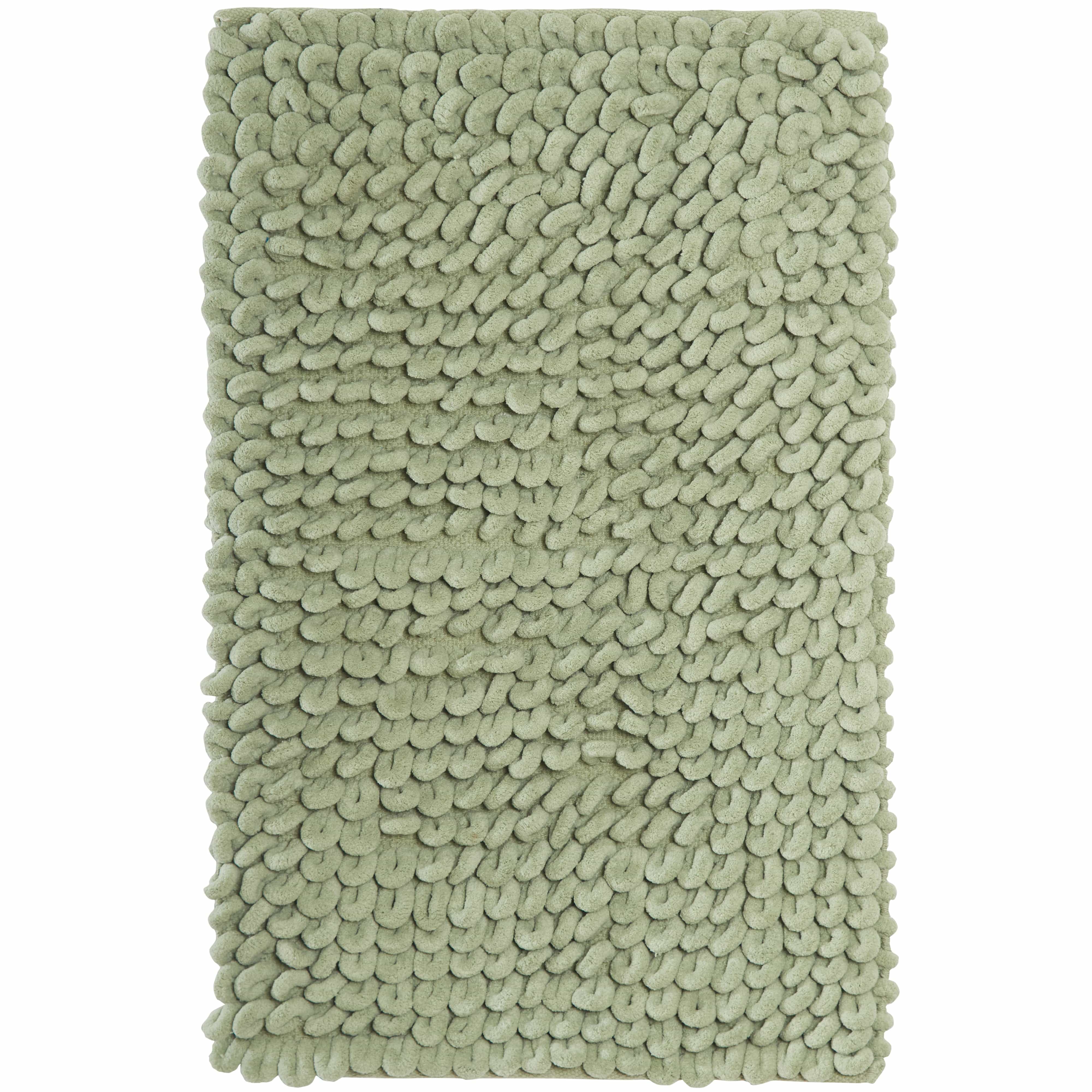 Jumbo Loop Bath Mat Non Slip Water Absorbent Rug for Shower & Toilet Large Size Floor Mats by OLIVIA ROCCO