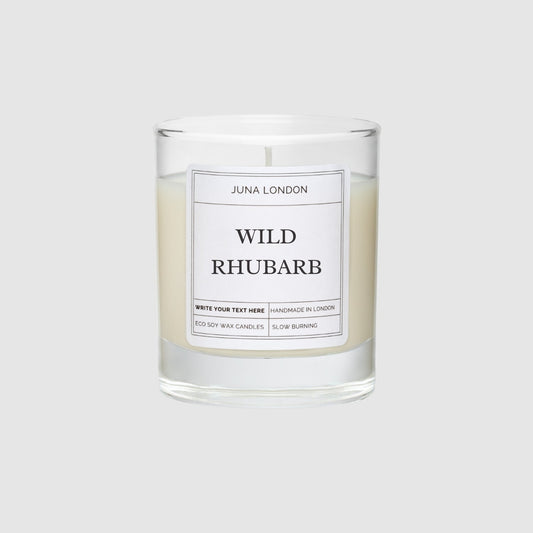 The Wild Rhubarb Candle
