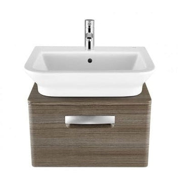 The Gap 550mm Base Bathroom Unit - Dark Wood