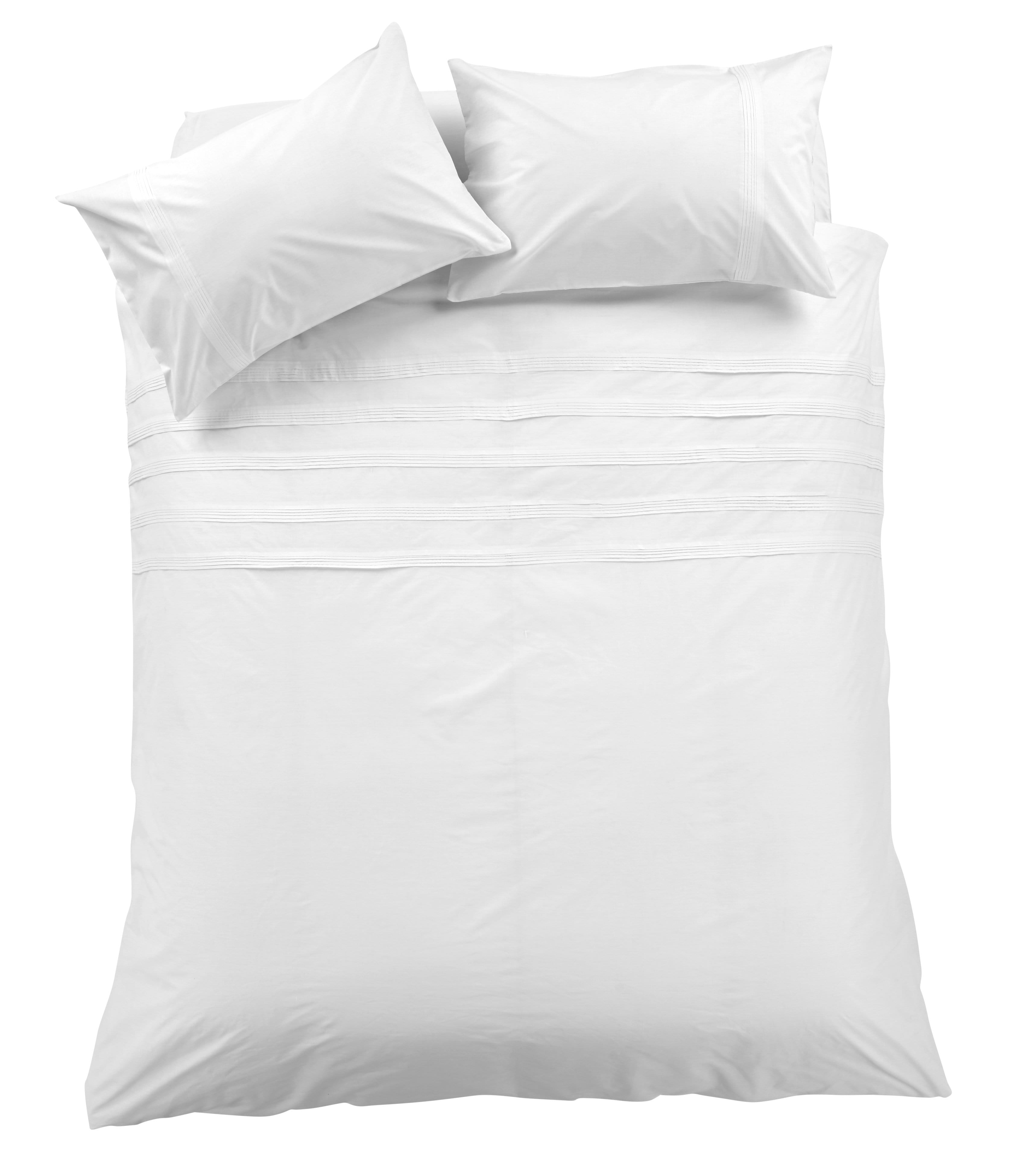 Laurent Handmade Pintuck Duvet Set Super Soft Cotton Rich Blend Elegant Bedding in Multiple Sizes and Colours by OLIVIA ROCCO