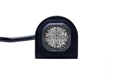 Covert LED Button Blast Fend Off LED Strobe Warning Light Head (Amber)