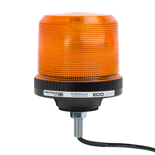 Ecoline Heavy Duty Amber Single Bolt LED Beacon