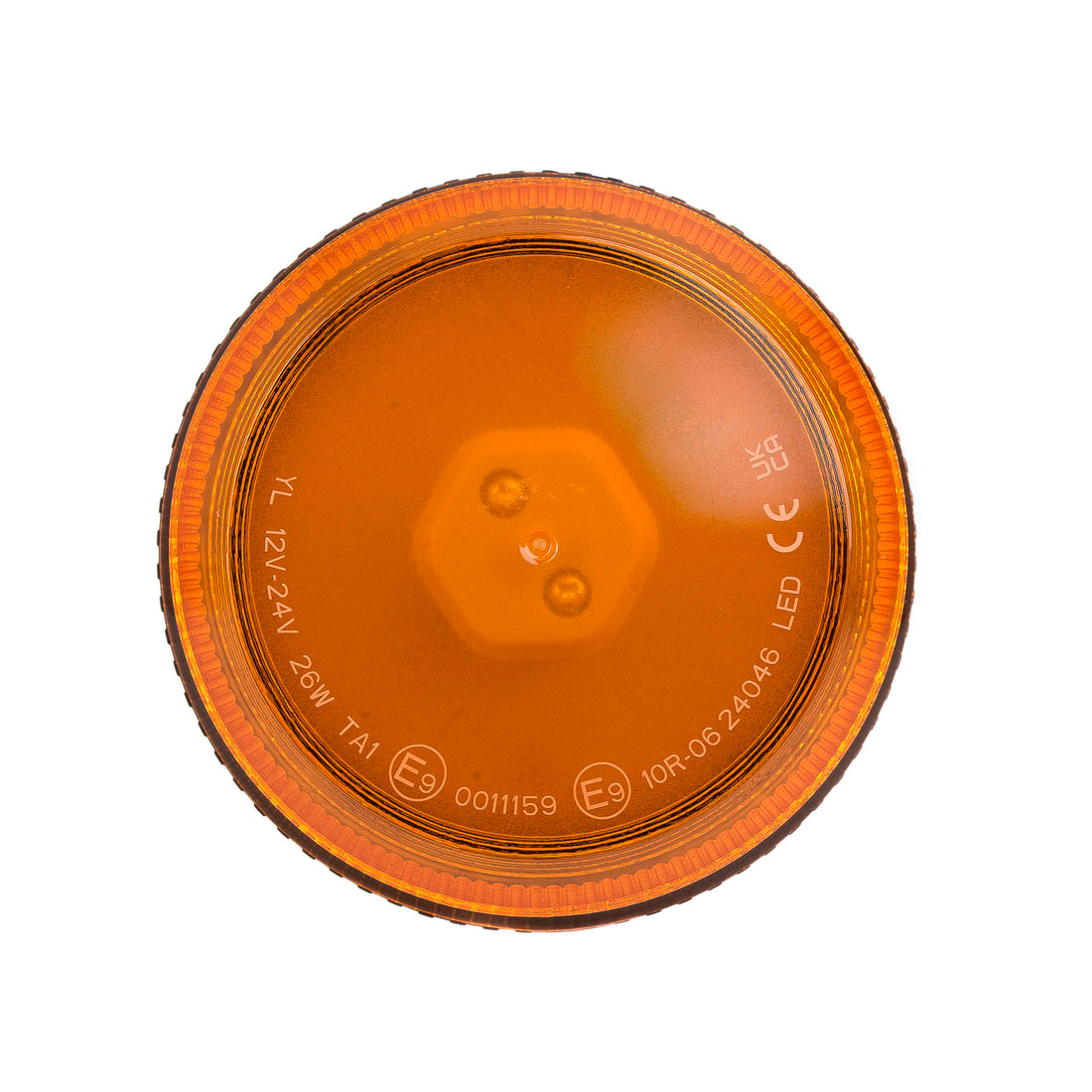 Ecoline Heavy Duty Amber Single Bolt LED Beacon