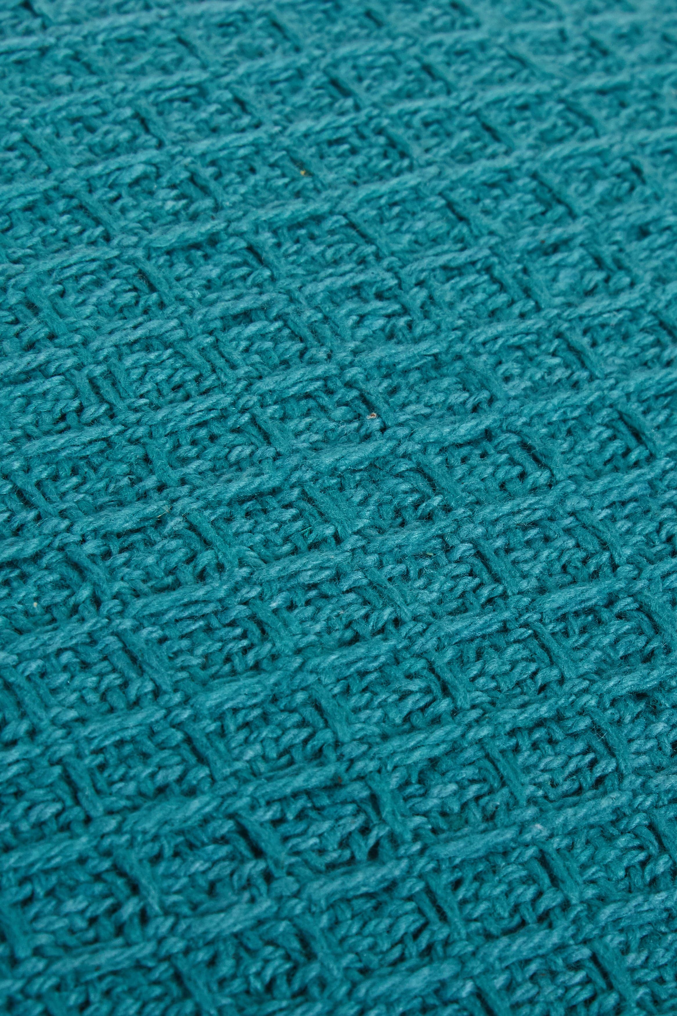 Lisbon Pure Indian Cotton Handwoven Honeycomb Vibrant Cushion Covers for Indoor Outdoor Use in Grey Ochre Navy Teal Silver Pink 17x17 and 24x24 Inches by OLIVIA ROCCO