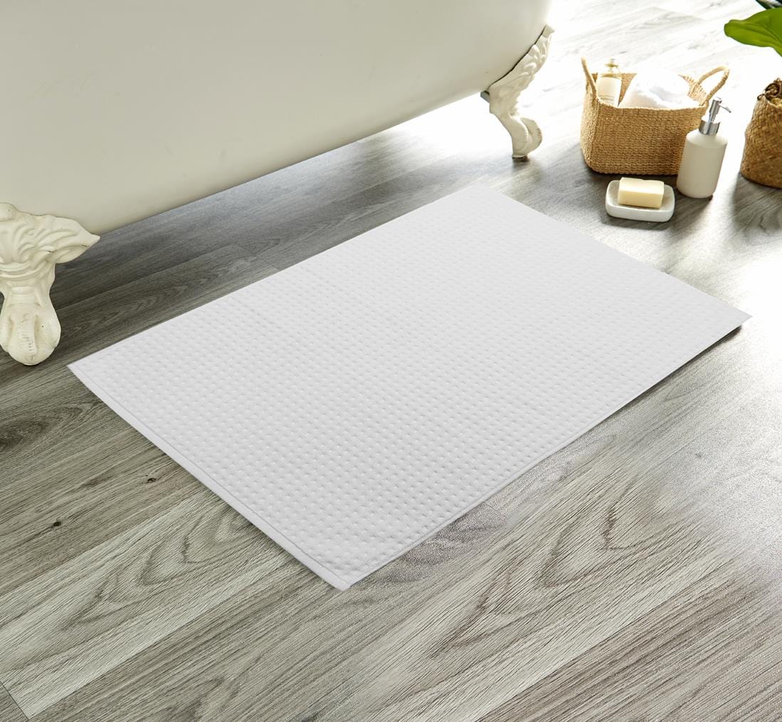 Luxe Ultra-Soft Deep Cotton Pile Bathmats Handcrafted Eco-Friendly Absorbent Quick-Drying Premium Cotton Rug for Bathroom Decor by OLIVIA ROCCO