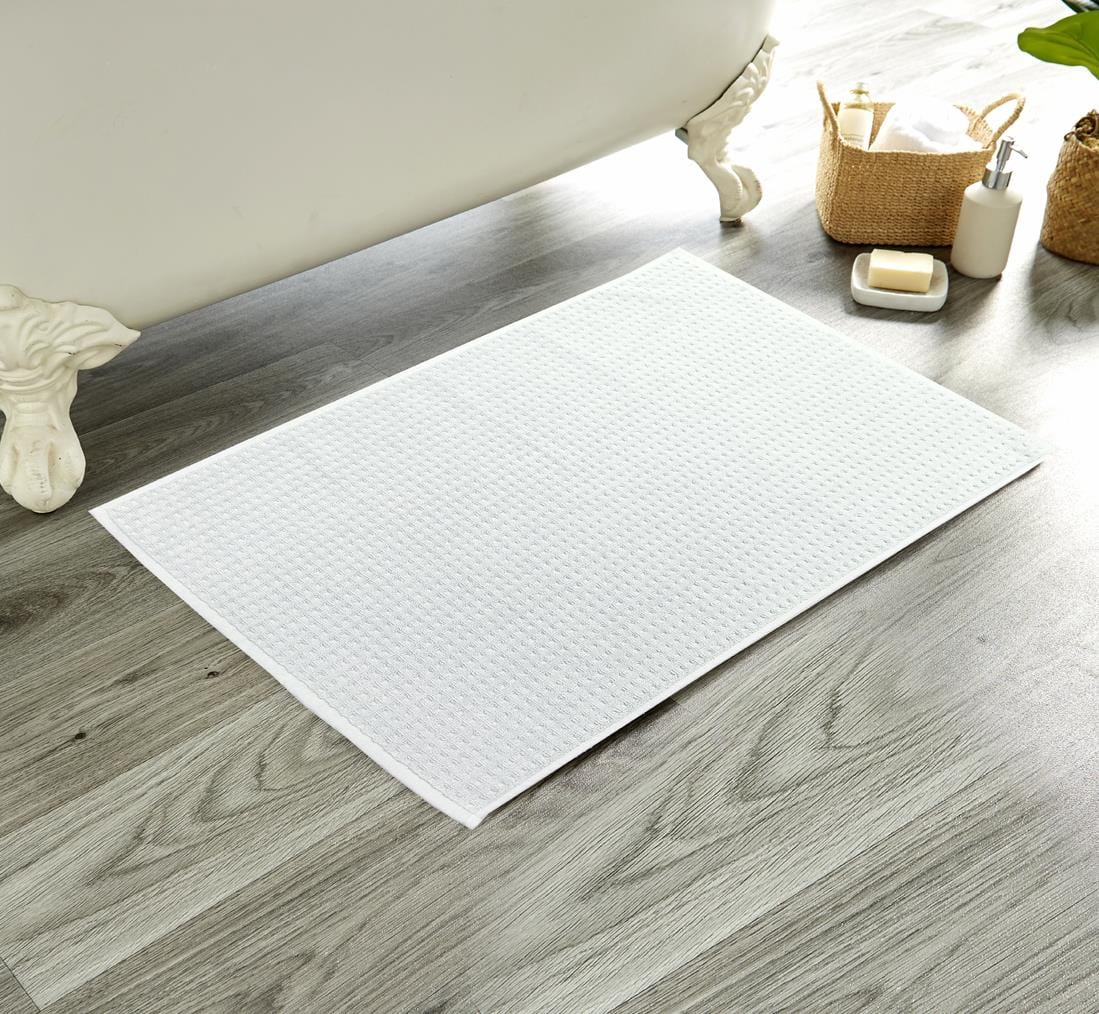 Luxe Ultra-Soft Deep Cotton Pile Bathmats Handcrafted Eco-Friendly Absorbent Quick-Drying Premium Cotton Rug for Bathroom Decor by OLIVIA ROCCO
