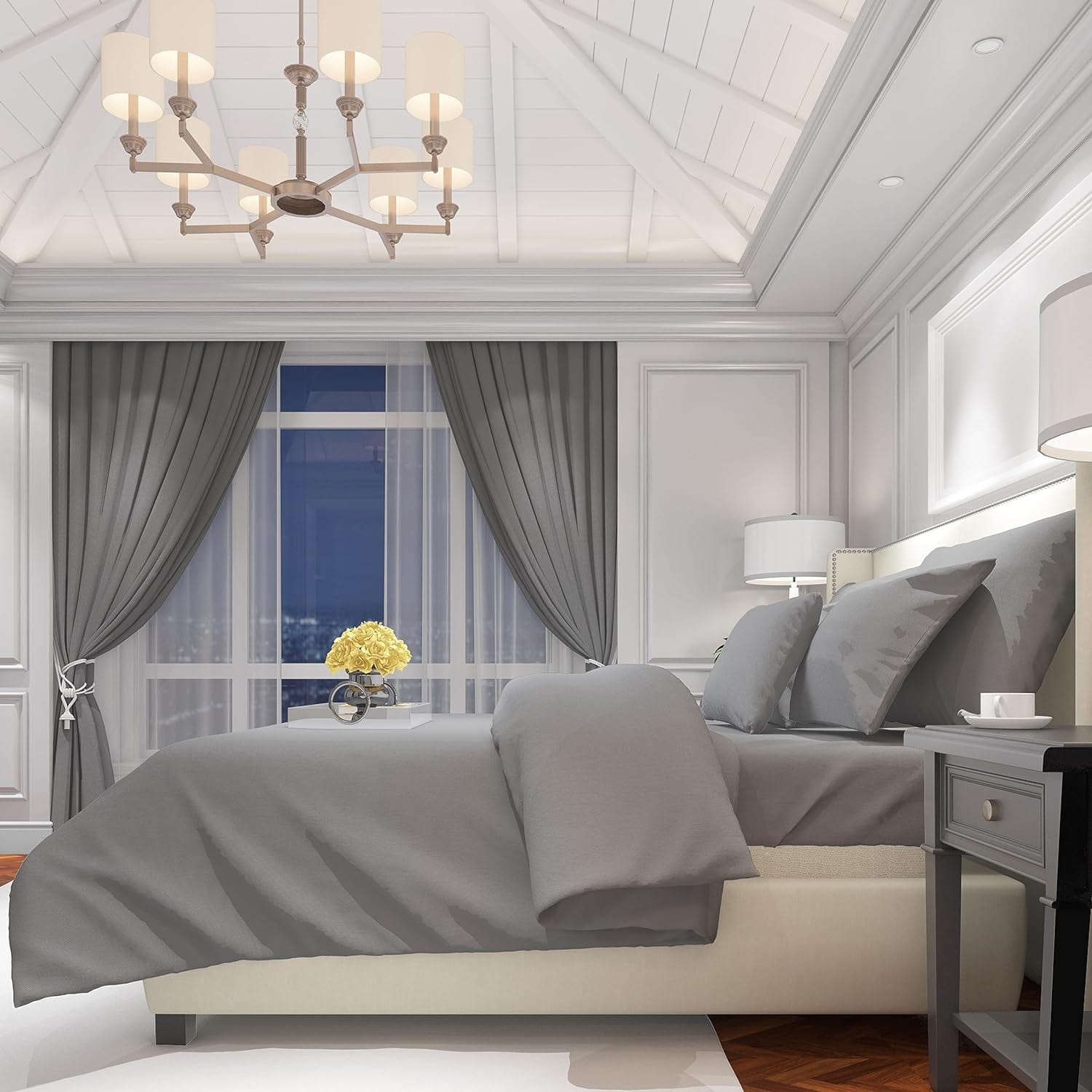 Luxurious Brushed Cotton Easycare Flannelette Fitted Sheets Super Soft Elastic-Fitted Design for Warm Comfortable Sleep Multiple Sizes by OLIVIA ROCCO