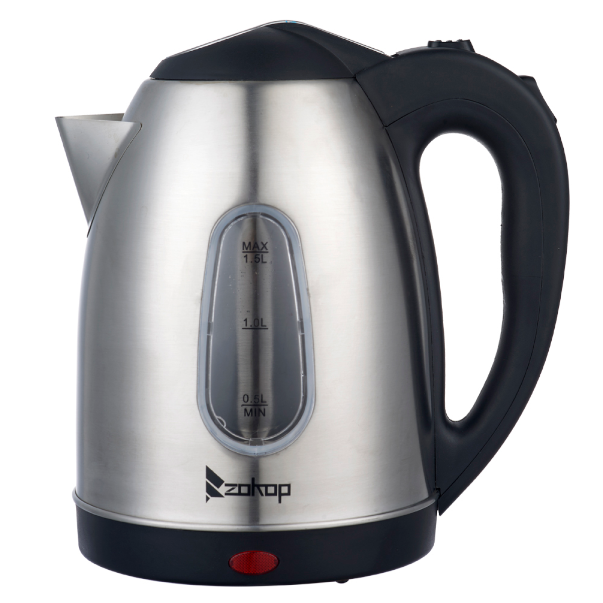 HD-1802S 220V 2000W 1.5L Stainless Steel Electric Kettle with Water Window