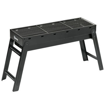 Outsunny Portable Charcoal Grill with Pull-Out Charcoal Basin