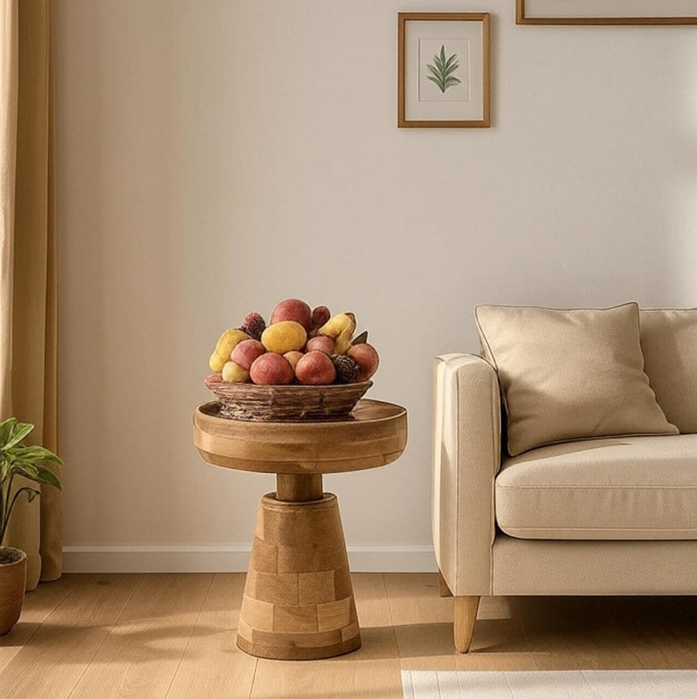 Merlin Mango Wood Bedside Table