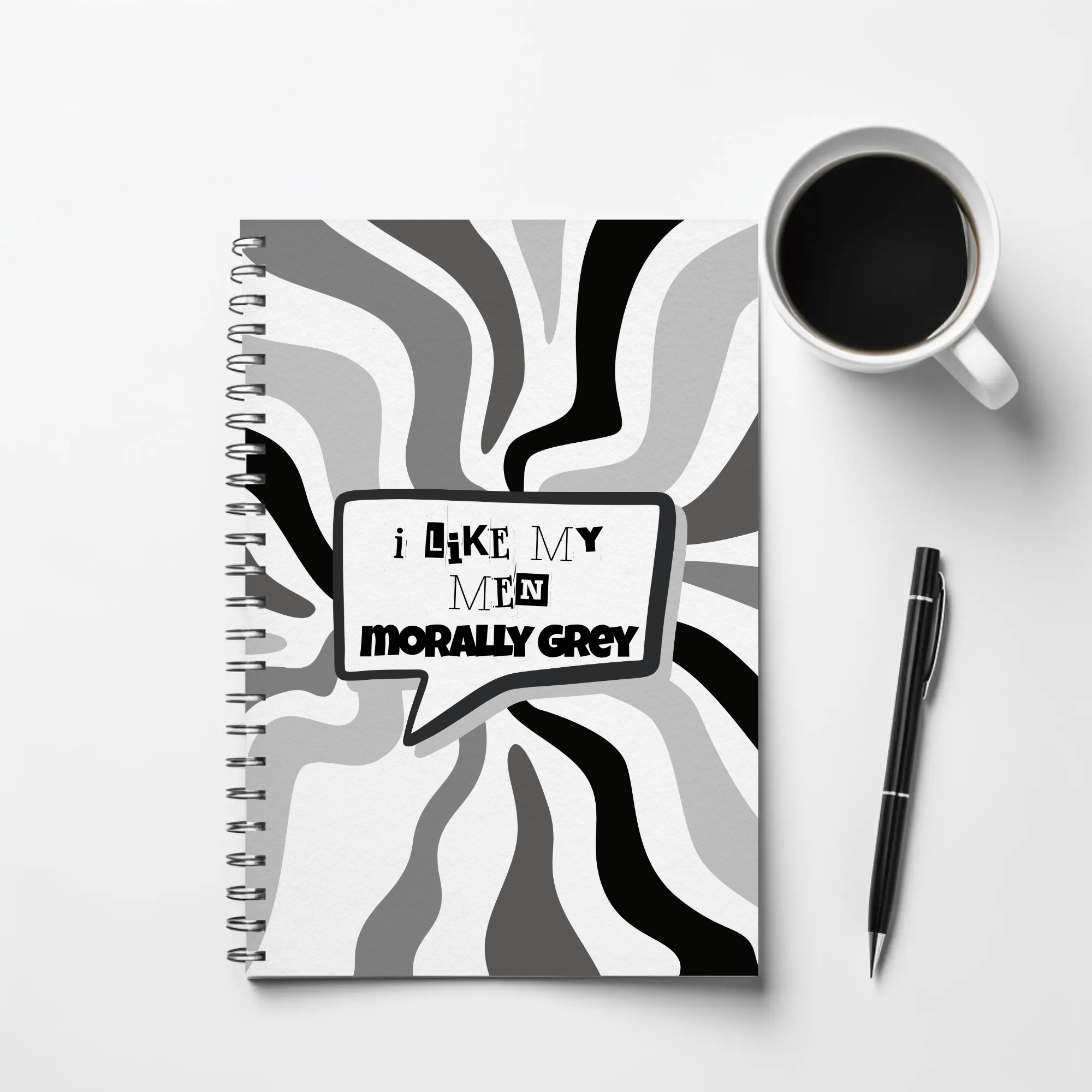 Morally Grey A5 Notebook