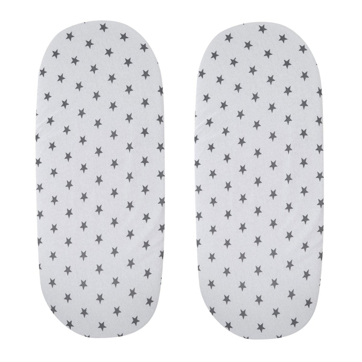 Moses Basket Jersey Fitted Sheet 100% Cotton - Pack Of 2