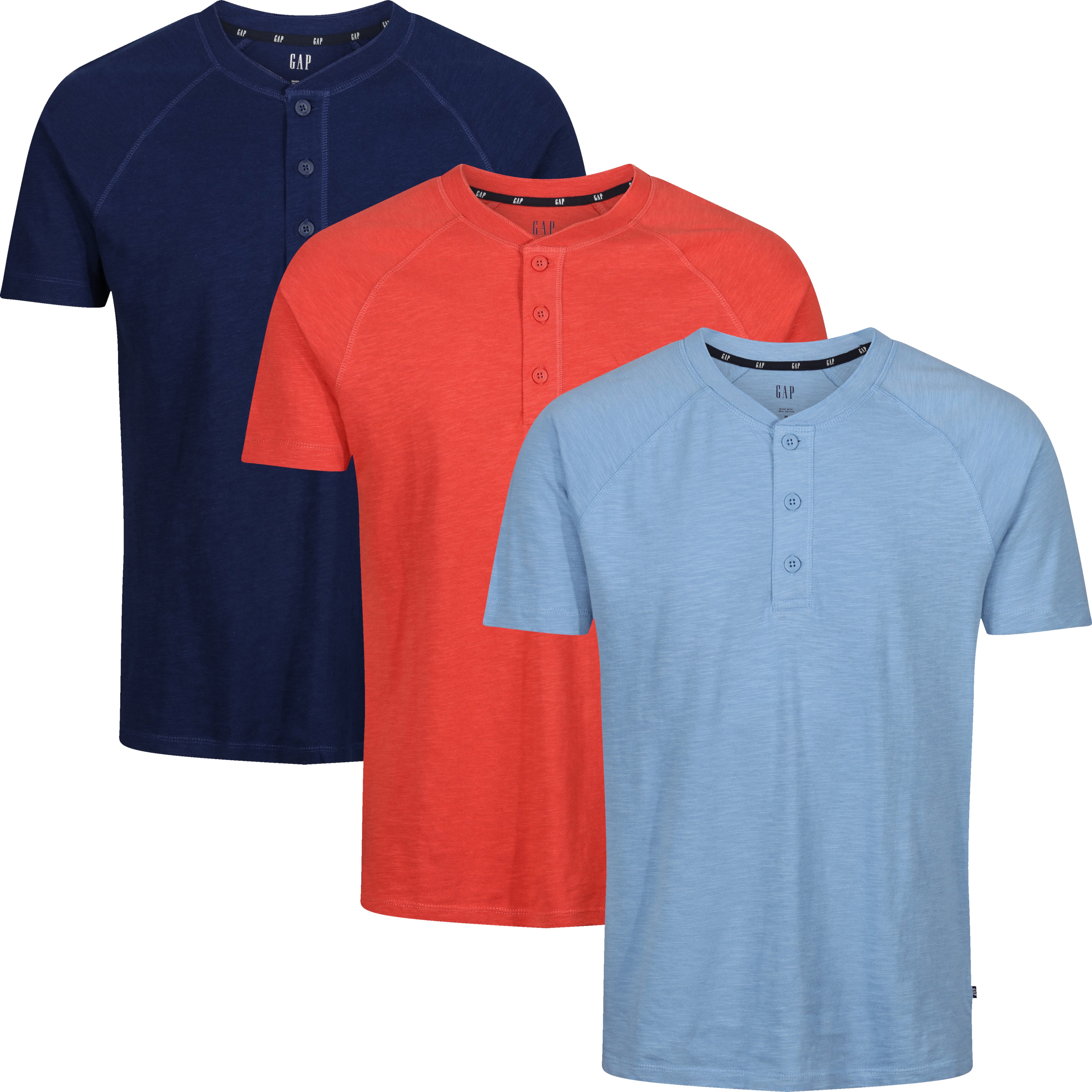 GAP Short Sleeve Henley T-Shirt