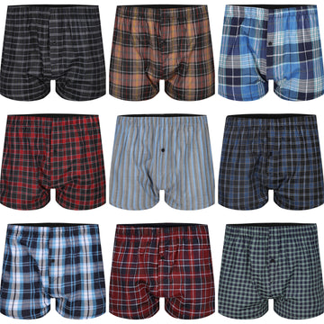 Payden 3 Pack Check Boxer Shorts