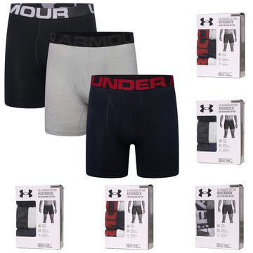 Under Armour 6" Charged Cotton 3 Pack Boxerjocks
