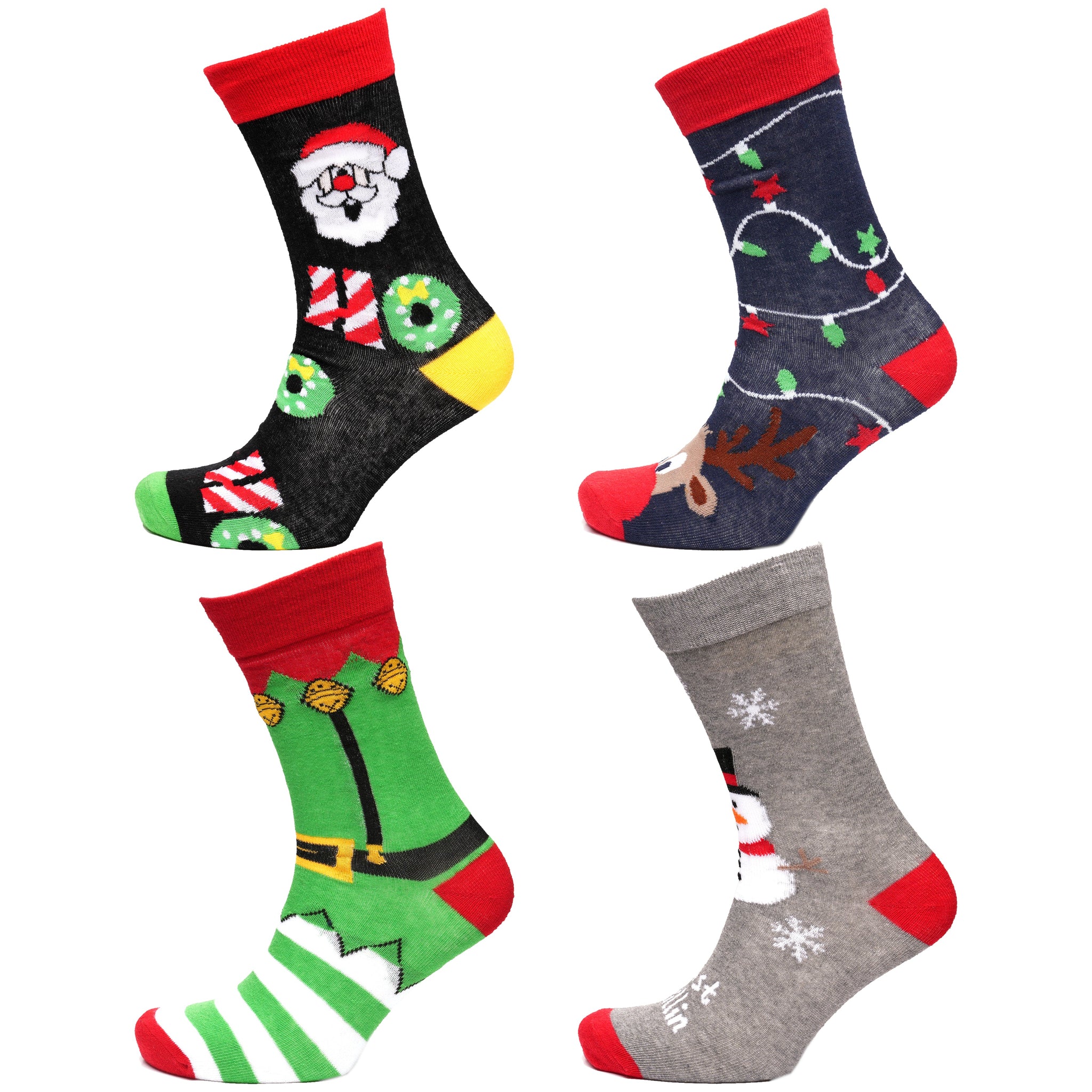 RJM Cotton Rich 1 Pair Christmas Socks