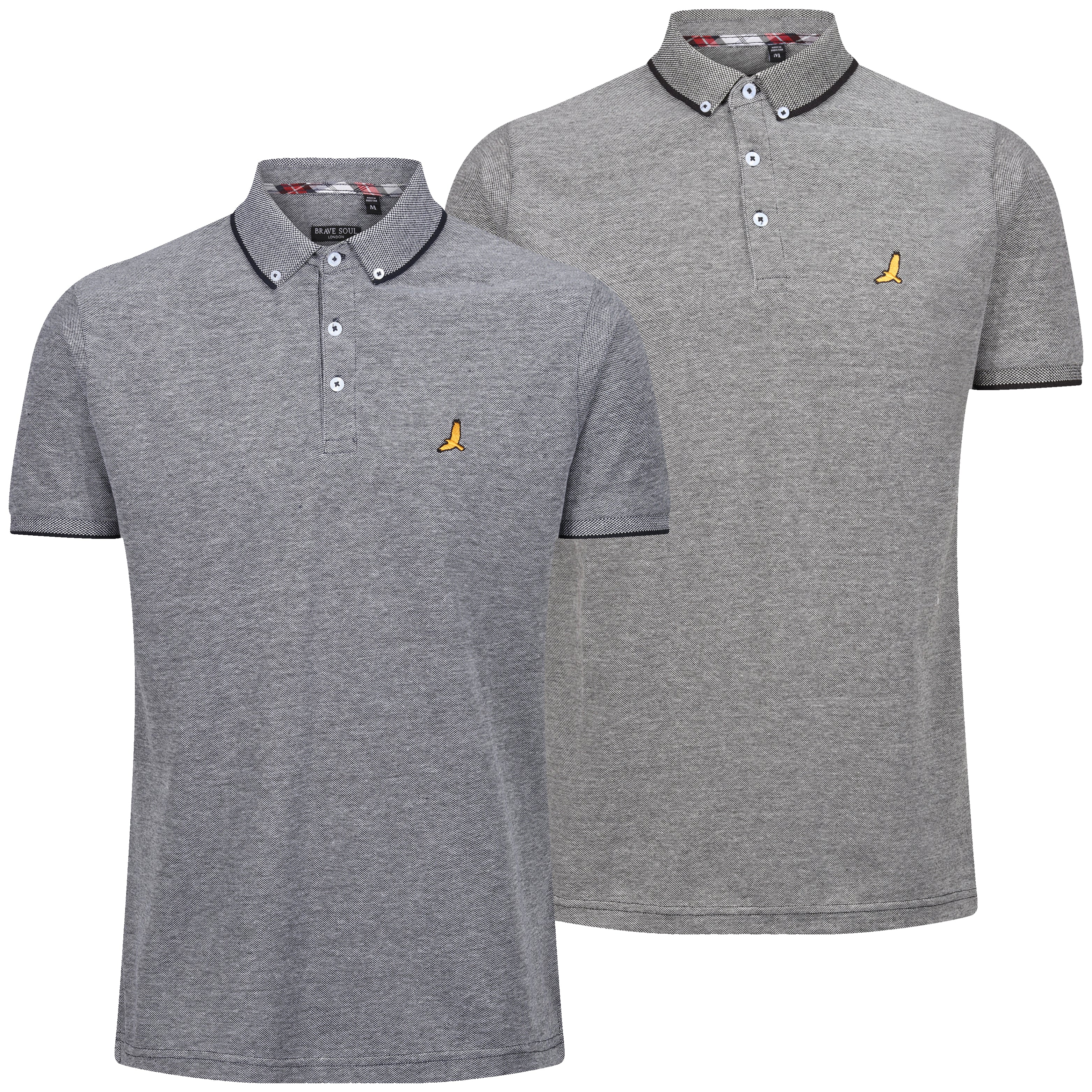 Brave Soul Kubo Pique Polo Shirt