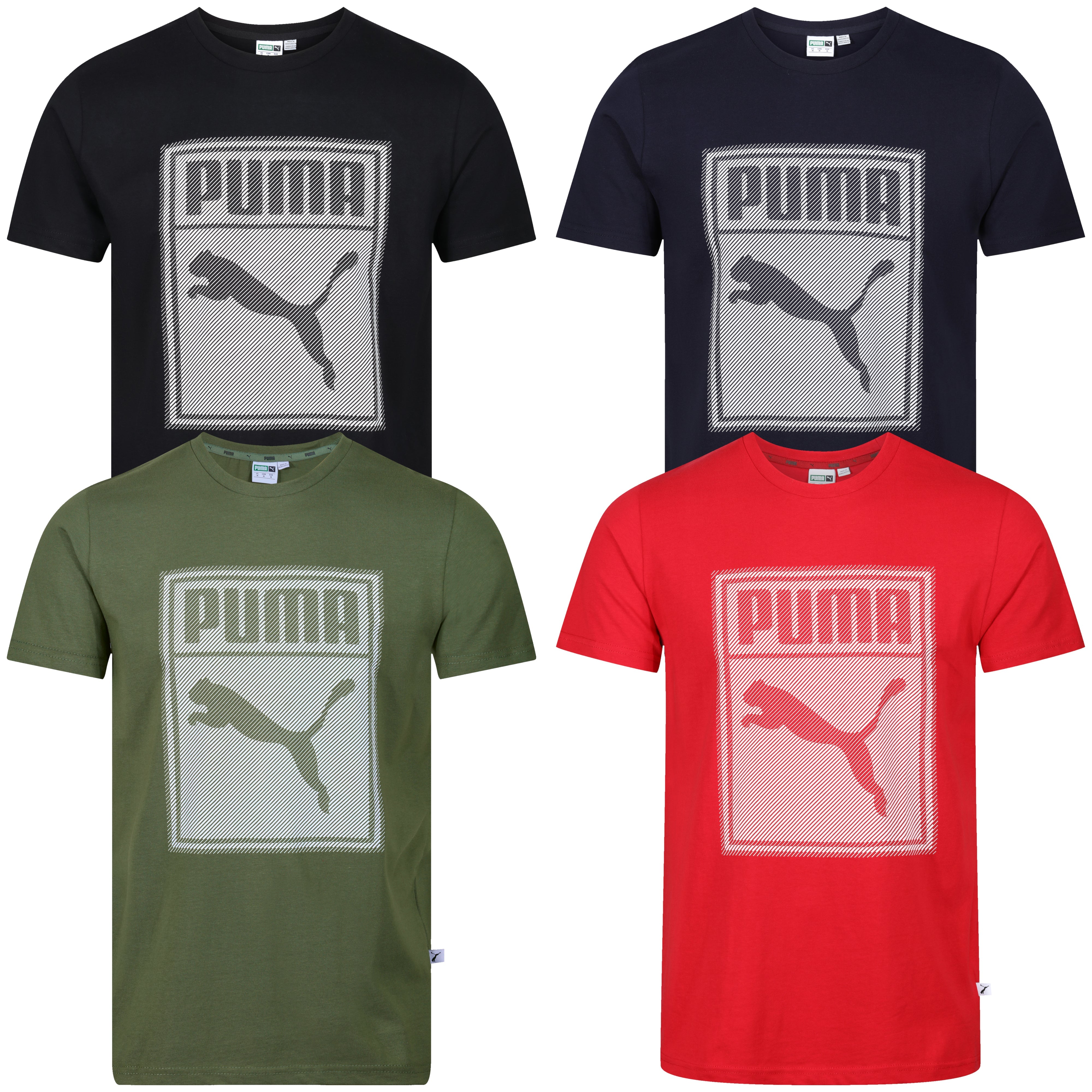 Puma Diagonal Stripe Graphic T-Shirt