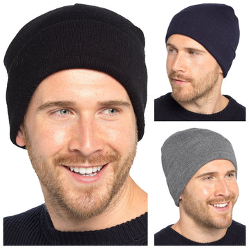 Tom Franks Knitted Hat With Turn Up
