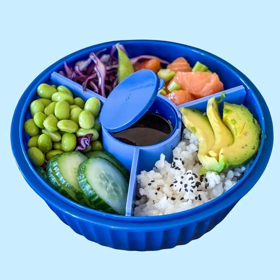 NEW! Yumbox Poke Bowl with 3 Compartment Divider - Various Colours