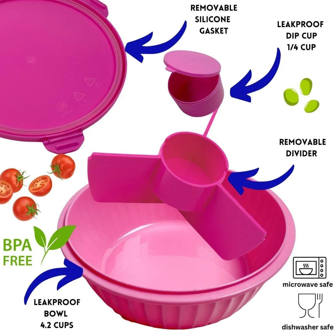 NEW! Yumbox Poke Bowl with 3 Compartment Divider - Various Colours