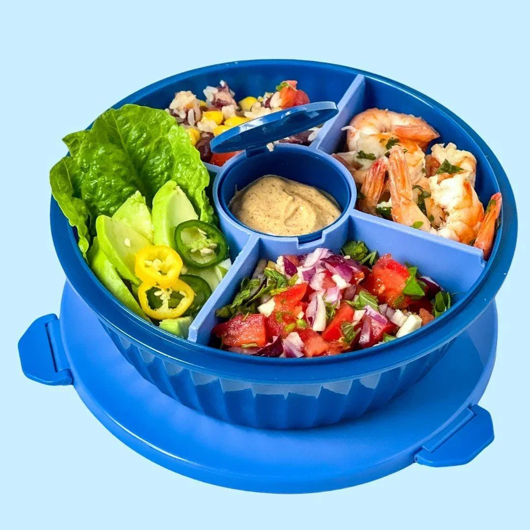 NEW! Yumbox Poke Bowl with 4 Compartment Divider - Various Colours