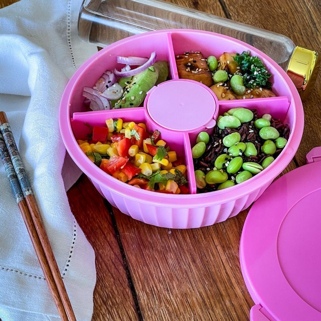 NEW! Yumbox Poke Bowl with 4 Compartment Divider - Various Colours