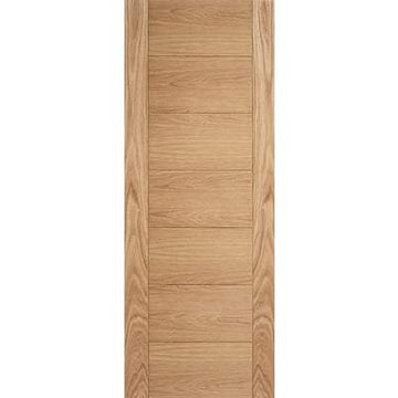 Oak Carini Un-Finished Flush Internal Fire Door FD30 - 1981mm x 838mm