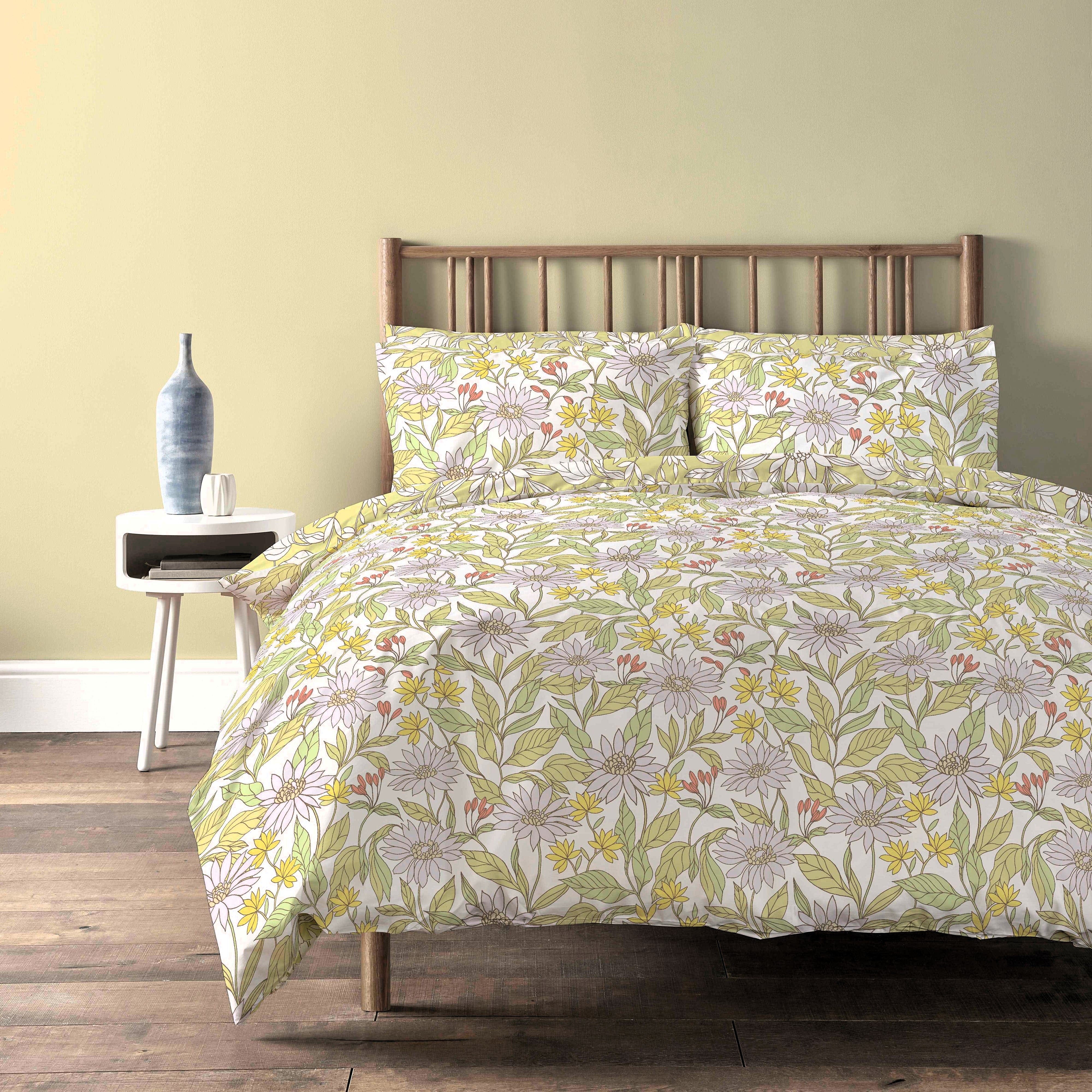 OLIVIA ROCCO Luxury Super Soft Cotton Rich Duvet Sets Easycare Comfortable Bedding Includes Duvet Cover & Pillowcases in Single Double King Size