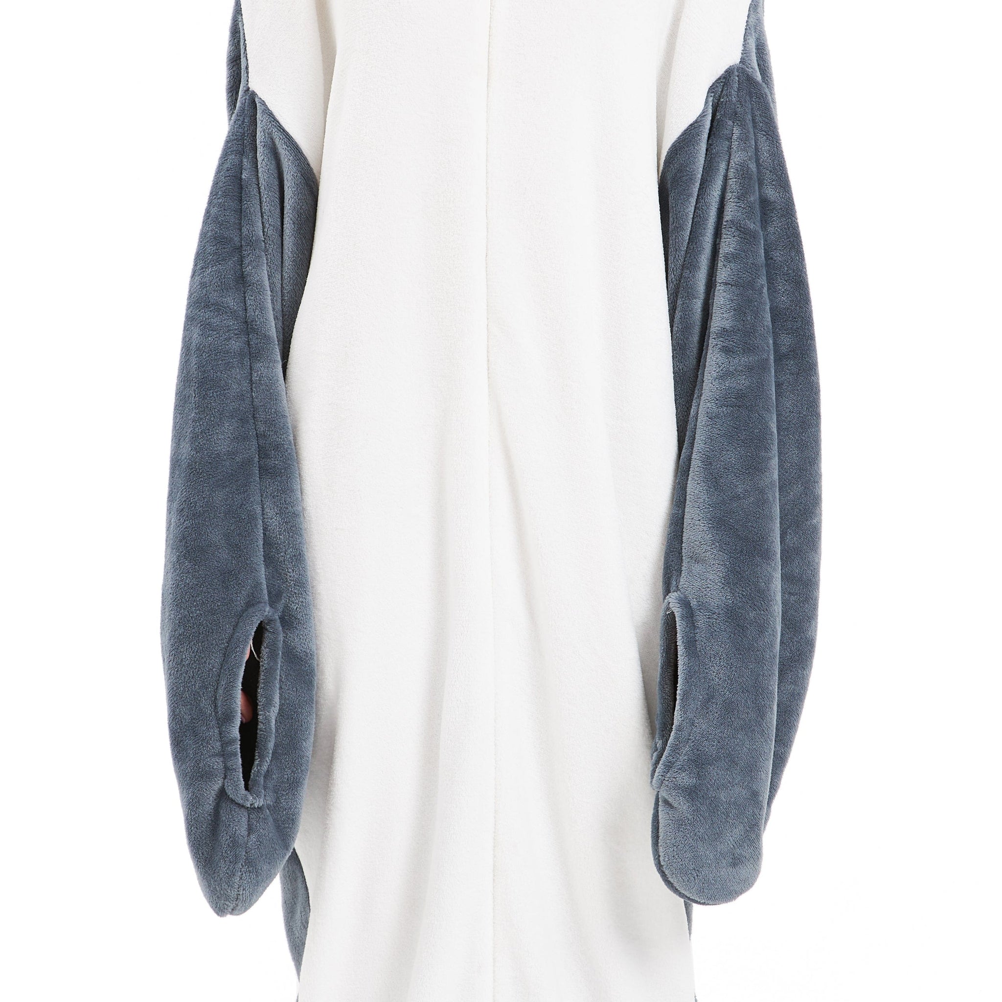 Oversized Shark Animal Wearable Blanket Hoodie Soft Fleece Hooded Blanket with Sleeves Warm Winter Loungewear by OLIVIA ROCCO