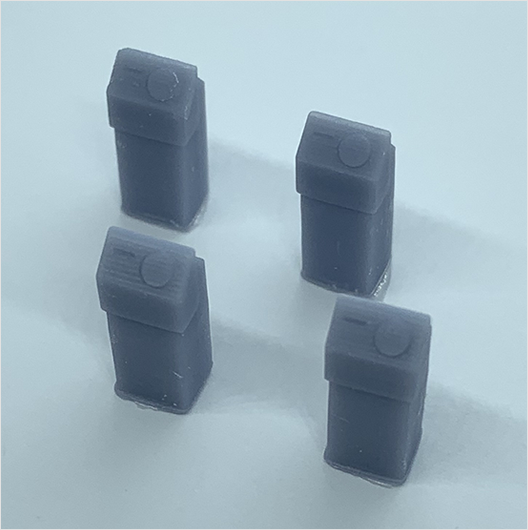 OO Scale | Ready to Paint | Oyster Card Validator (4 pack)