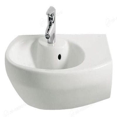 Senso Compact 680mm Corner Basin - 1 Tap Hole