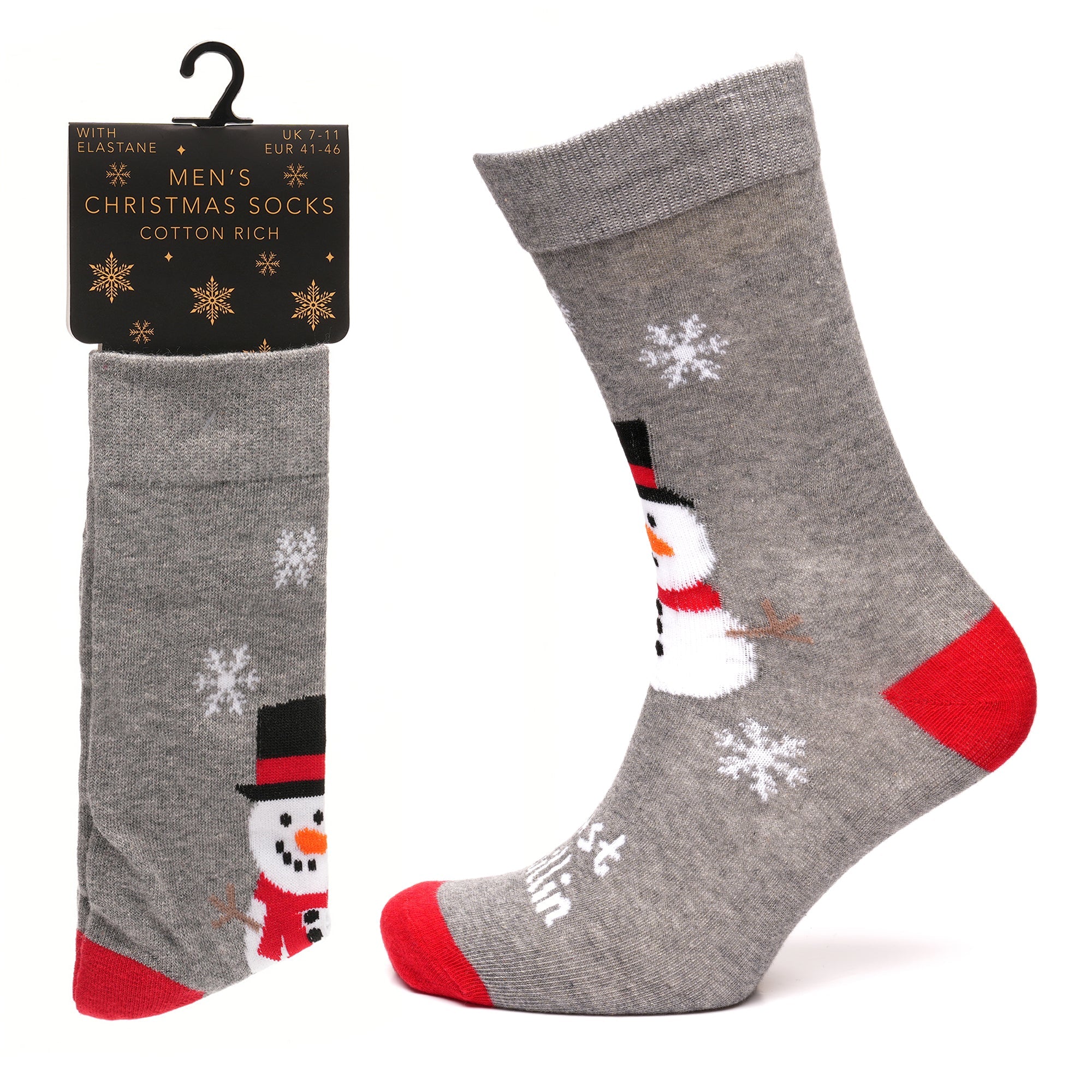 RJM Cotton Rich 1 Pair Christmas Socks