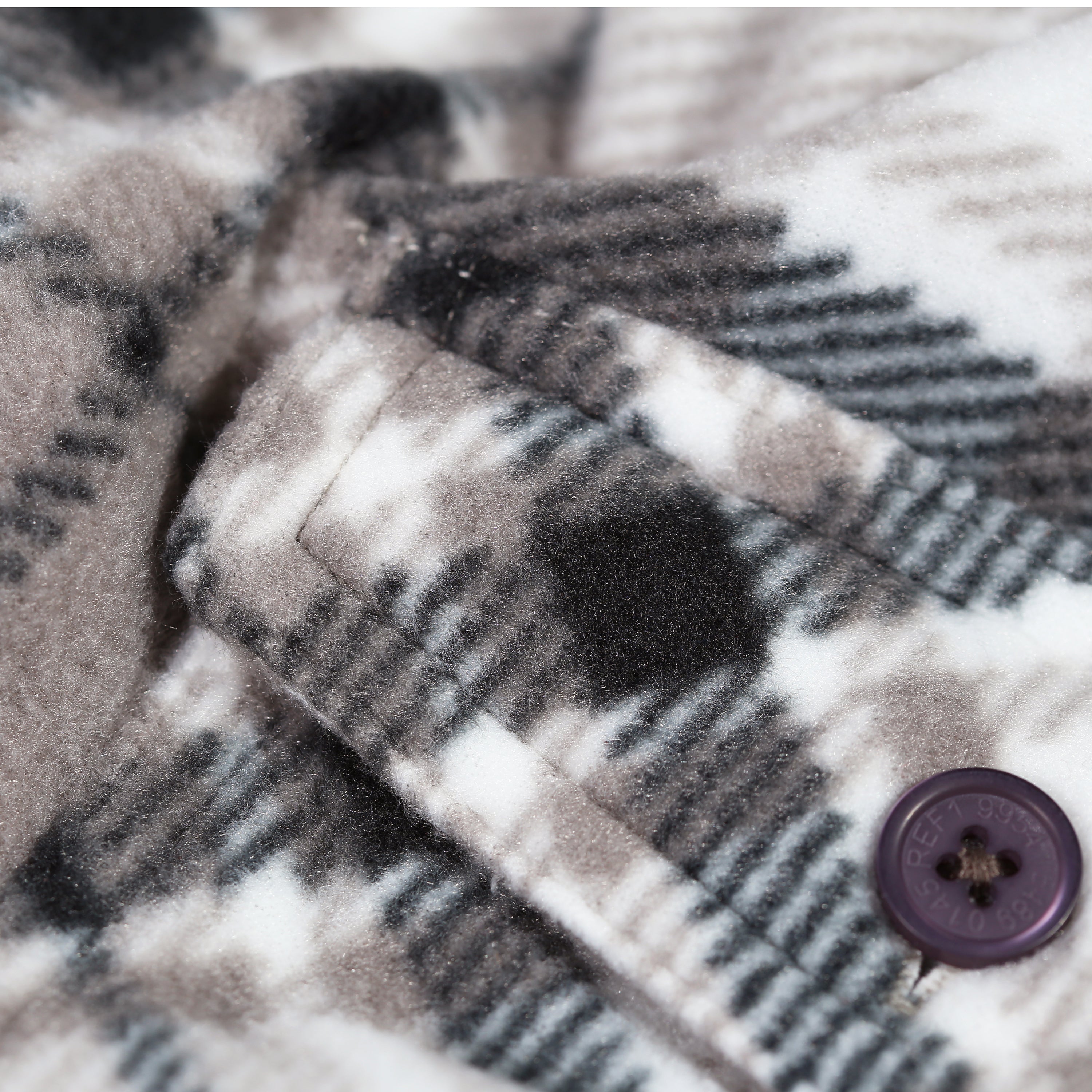 Brave Soul Belfast Check Fleece Overshirt