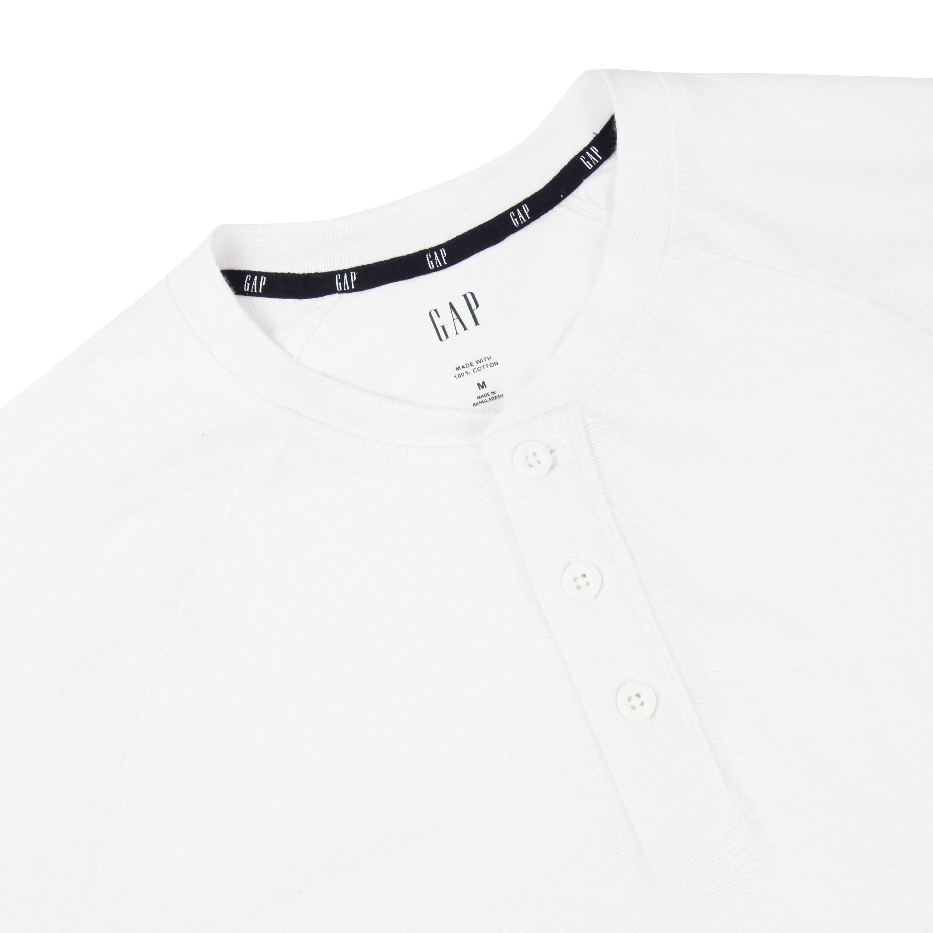 GAP Short Sleeve Henley T-Shirt