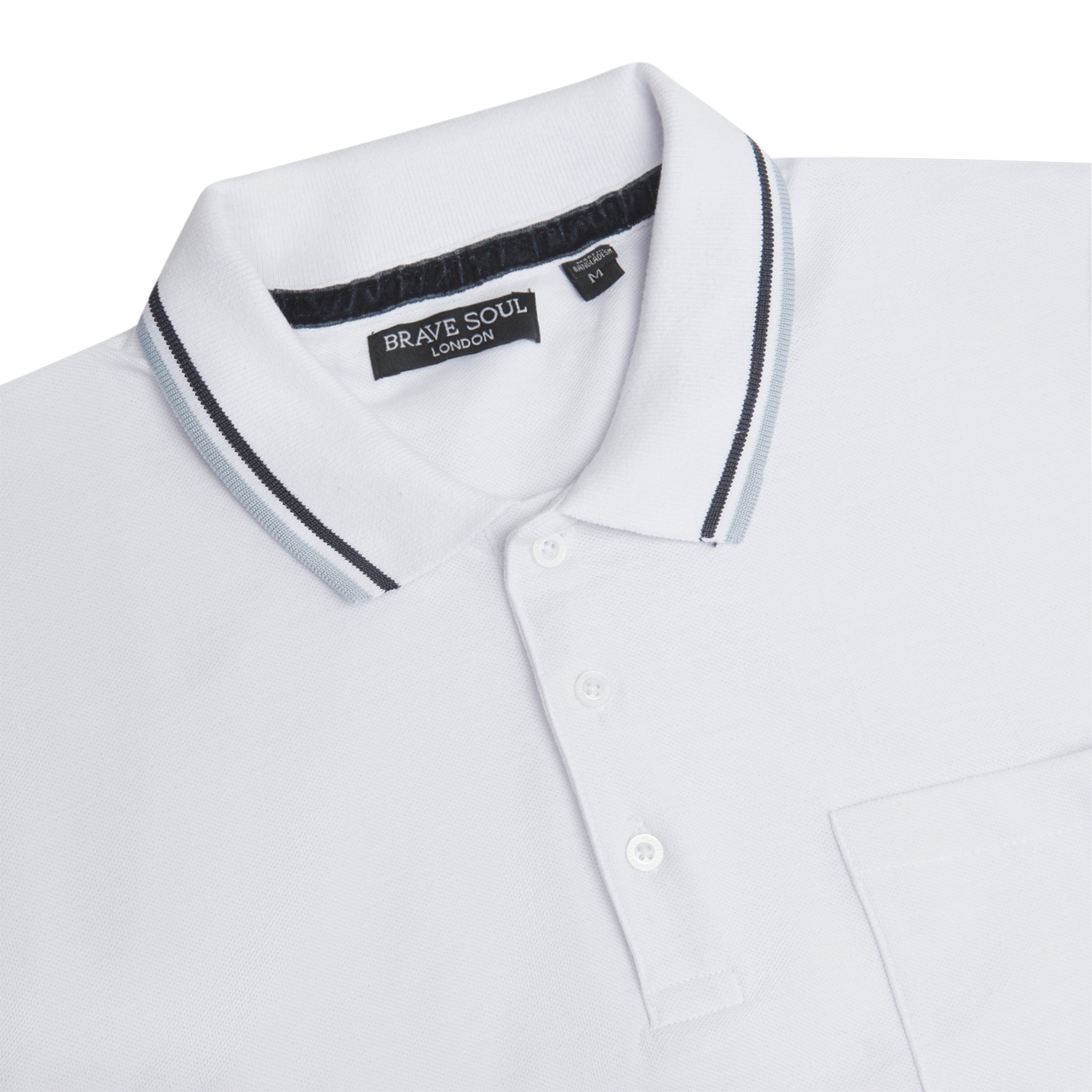 Brave Soul Cosmo Pique Polo Shirt