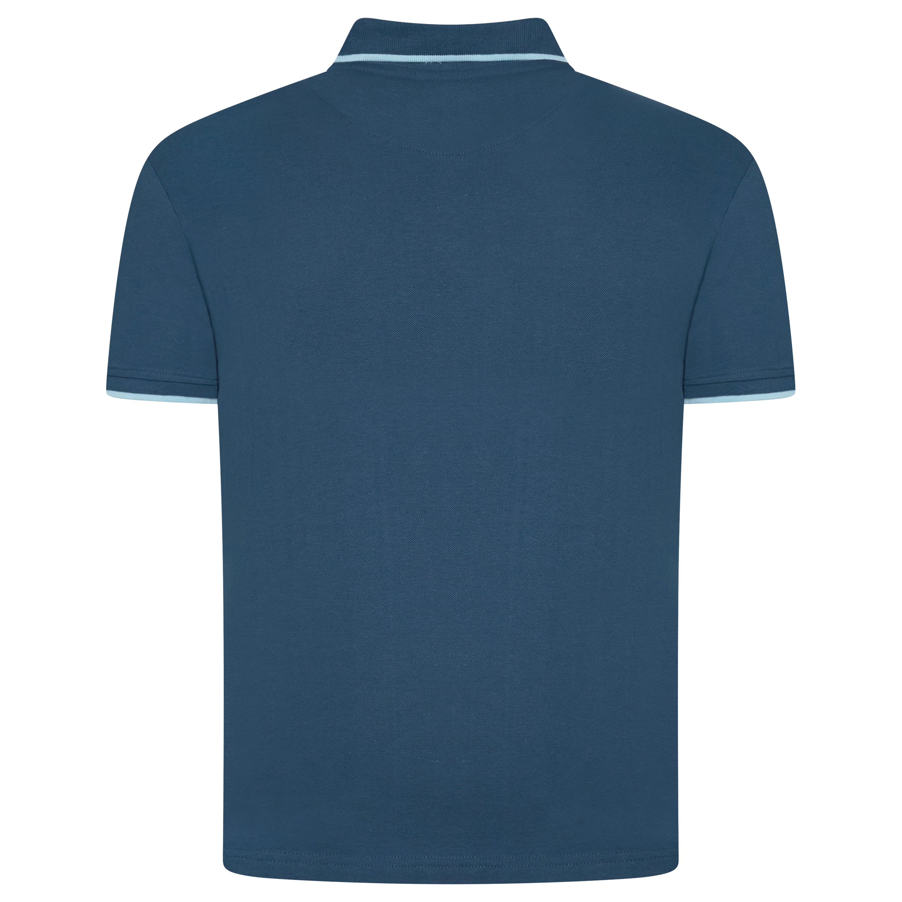 Evryone Contrast Tipped Polo Shirt