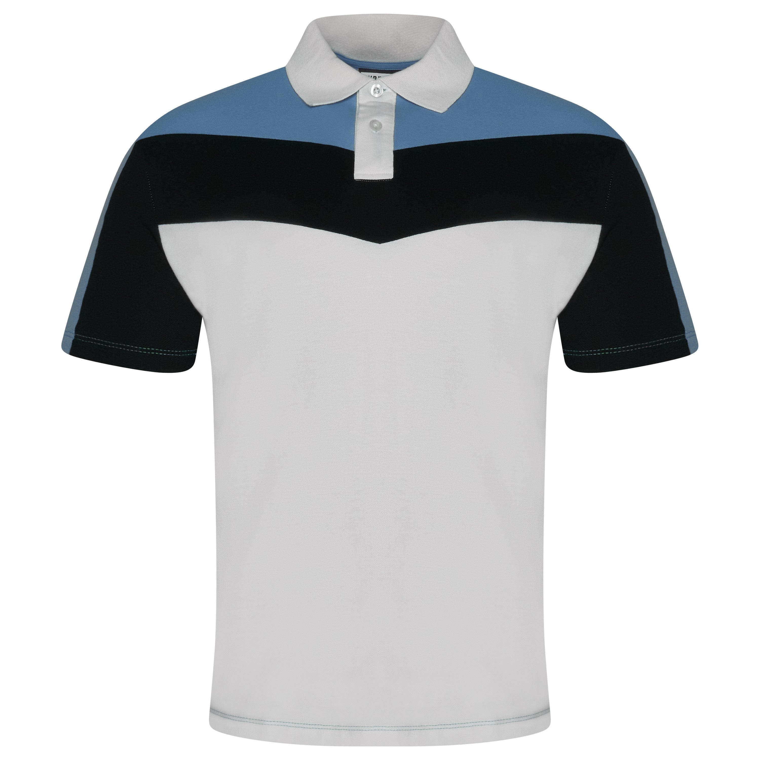 Evryone Contrast Stripe Polo Shirt