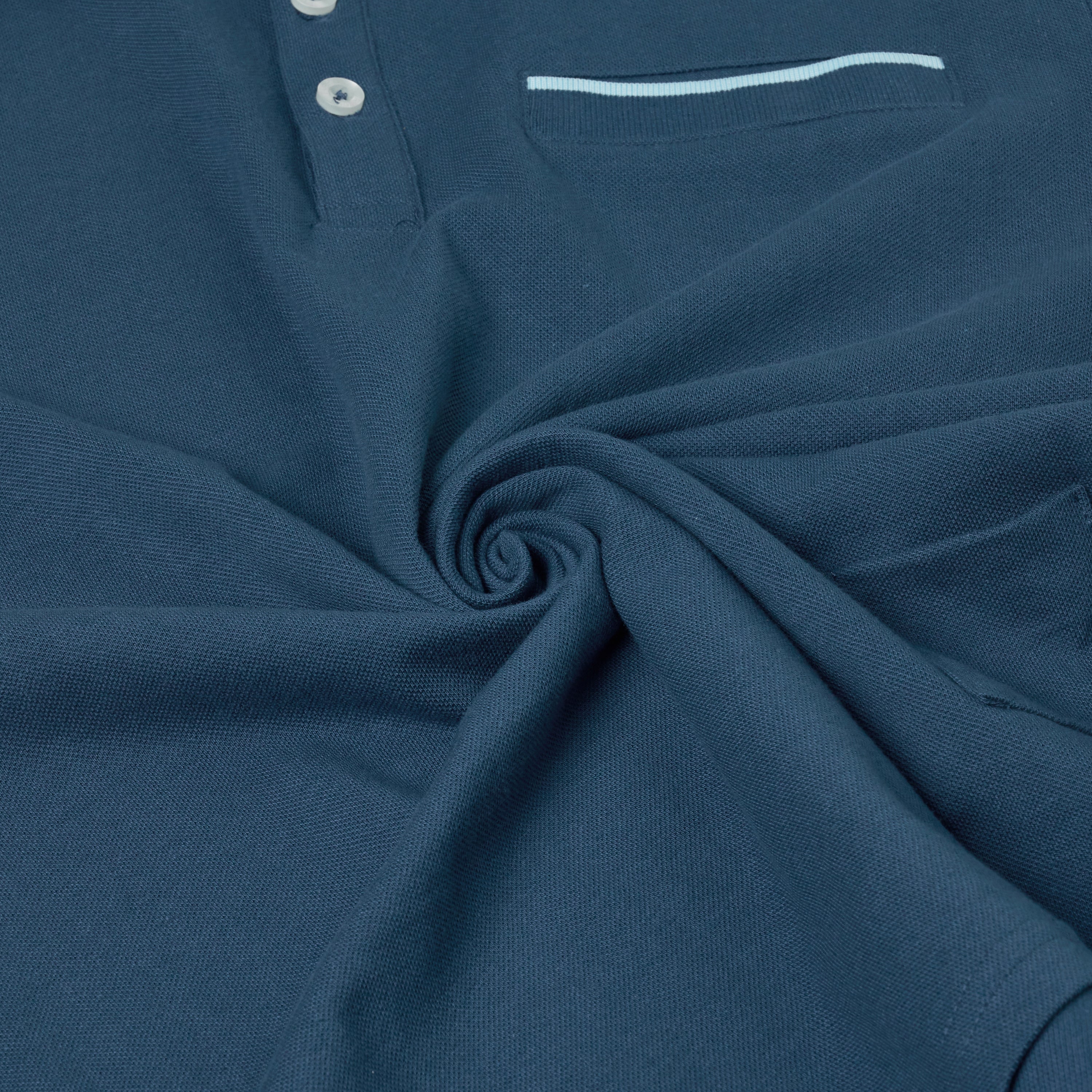 Evryone Contrast Tipped Polo Shirt