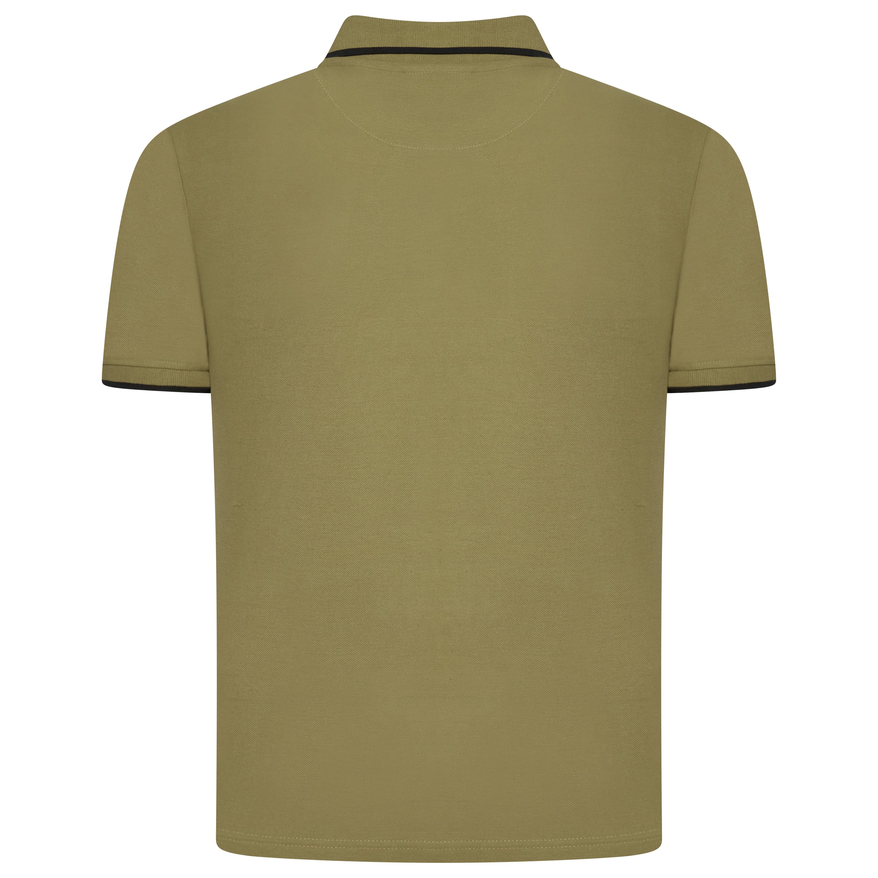 Evryone Contrast Tipped Polo Shirt