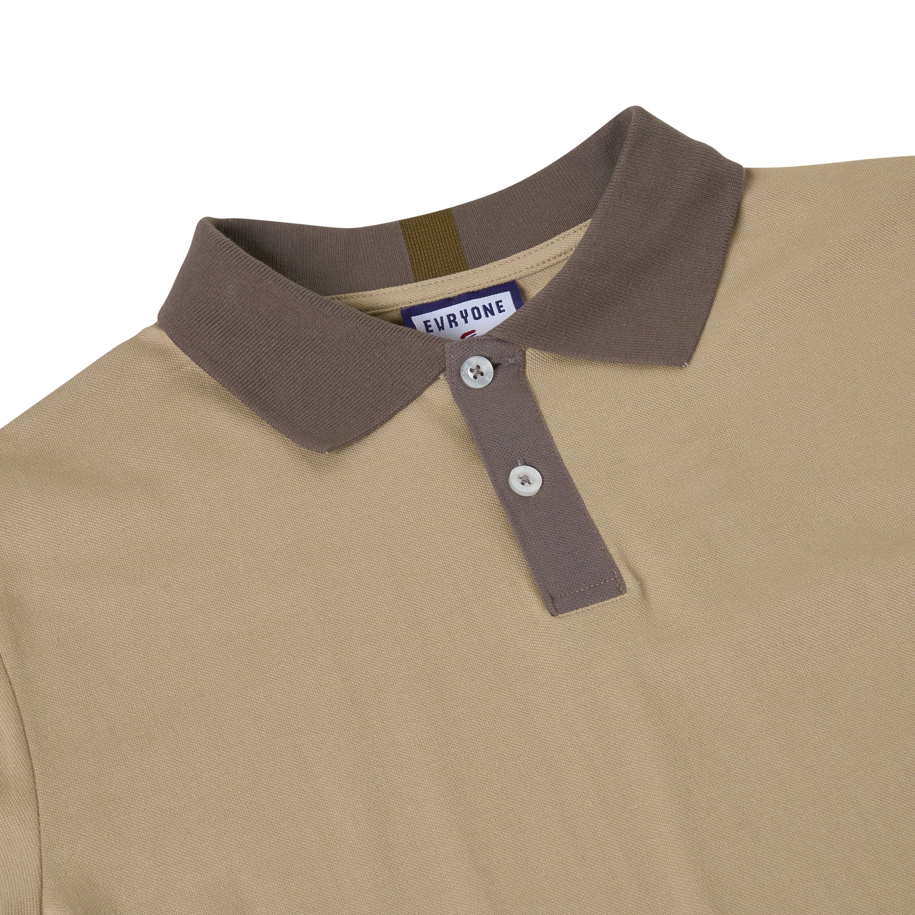 Evryone Contrast Collar Polo Shirt