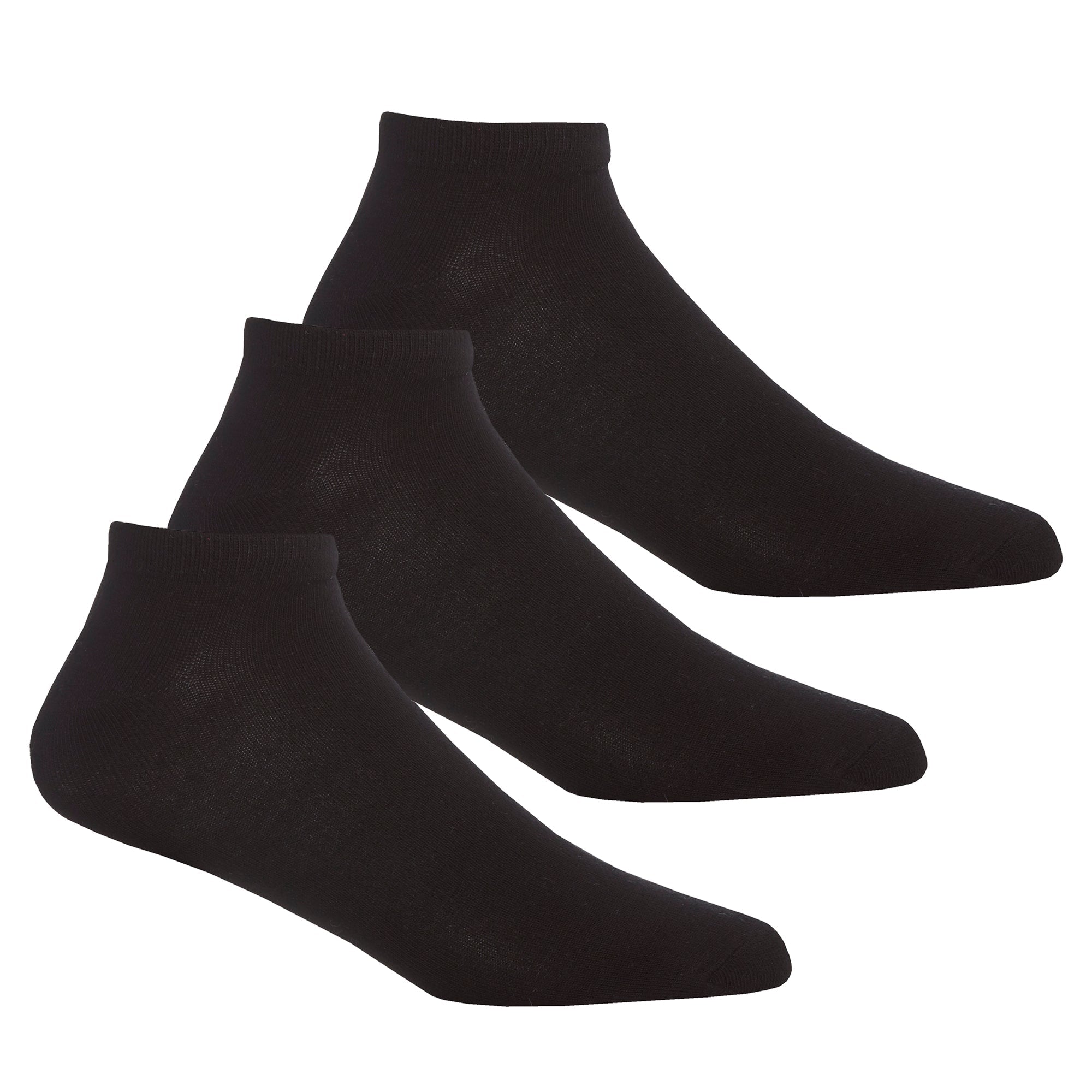 3 Pair Bamboo Trainer Socks