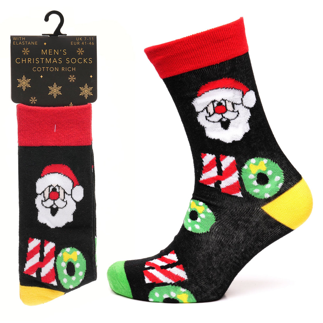 RJM Cotton Rich 1 Pair Christmas Socks