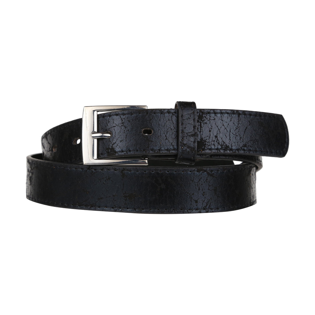 Forest 1" Wide Antique Design Bonded Leather Belt
