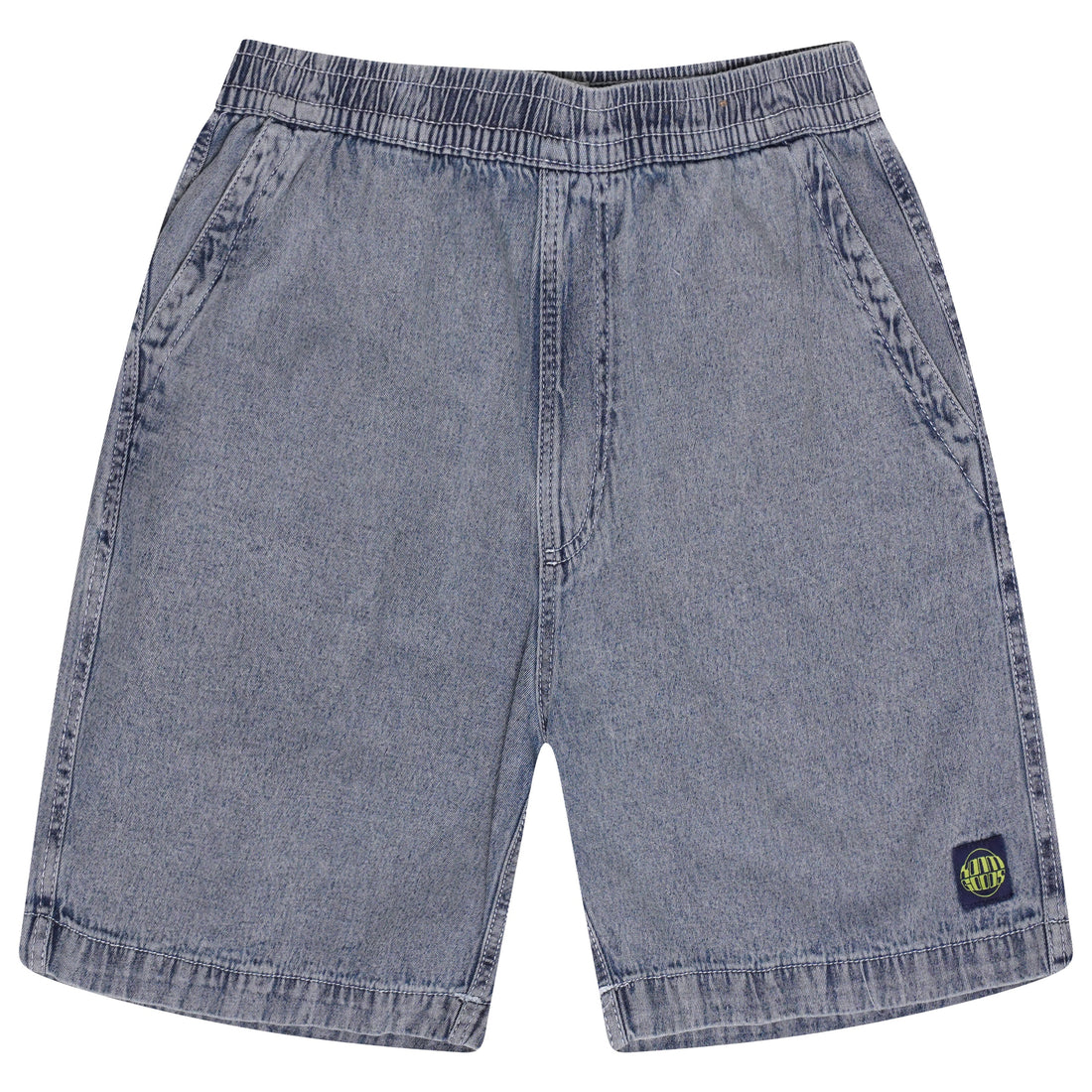 Pull & Bear Elasticated Waist Denim Shorts