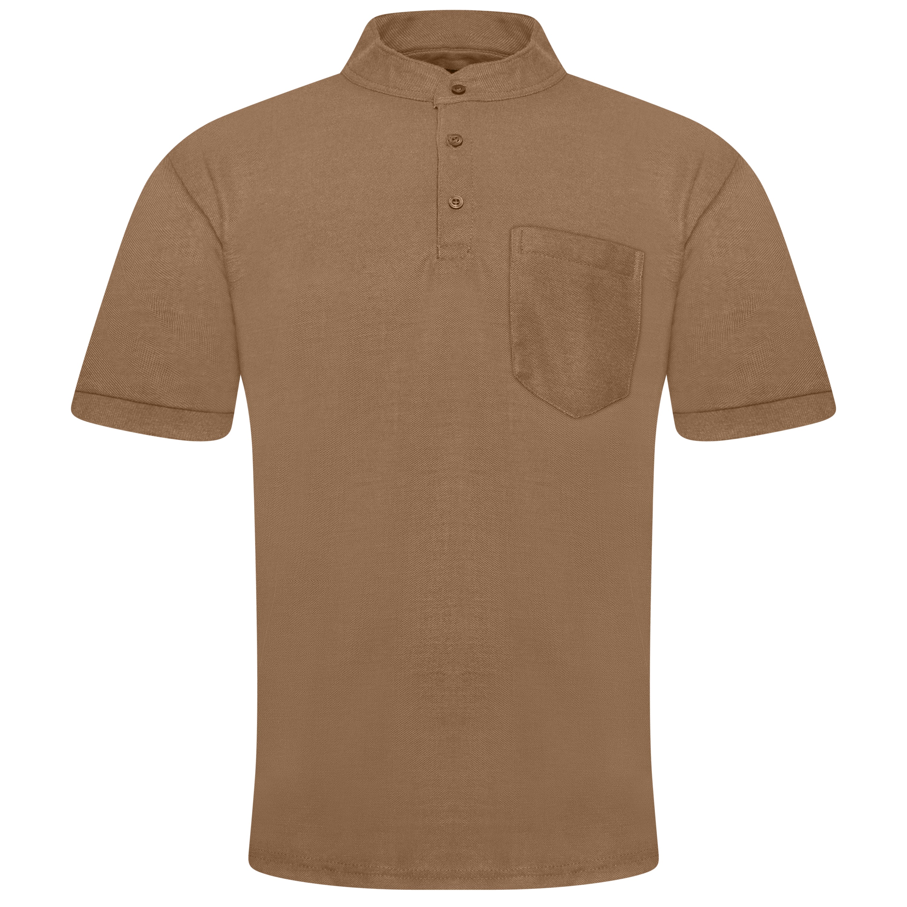 Charles Norton Grandad Collar Polo Shirt