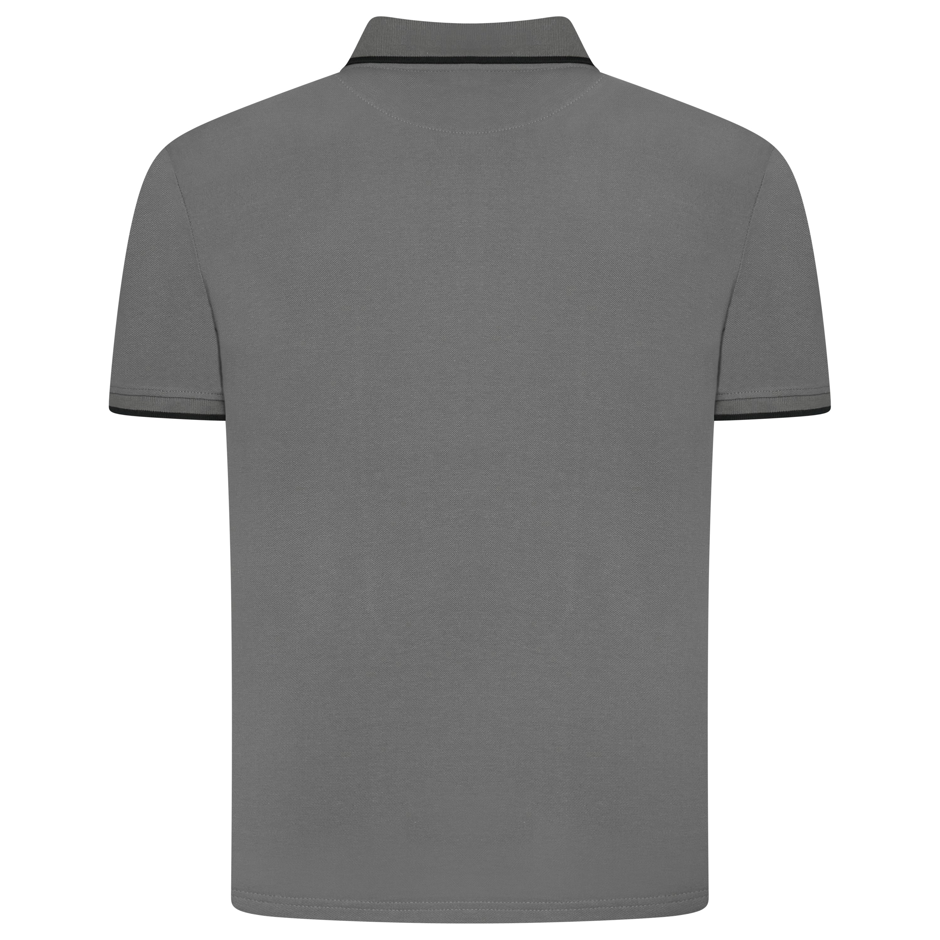 Evryone Contrast Tipped Polo Shirt