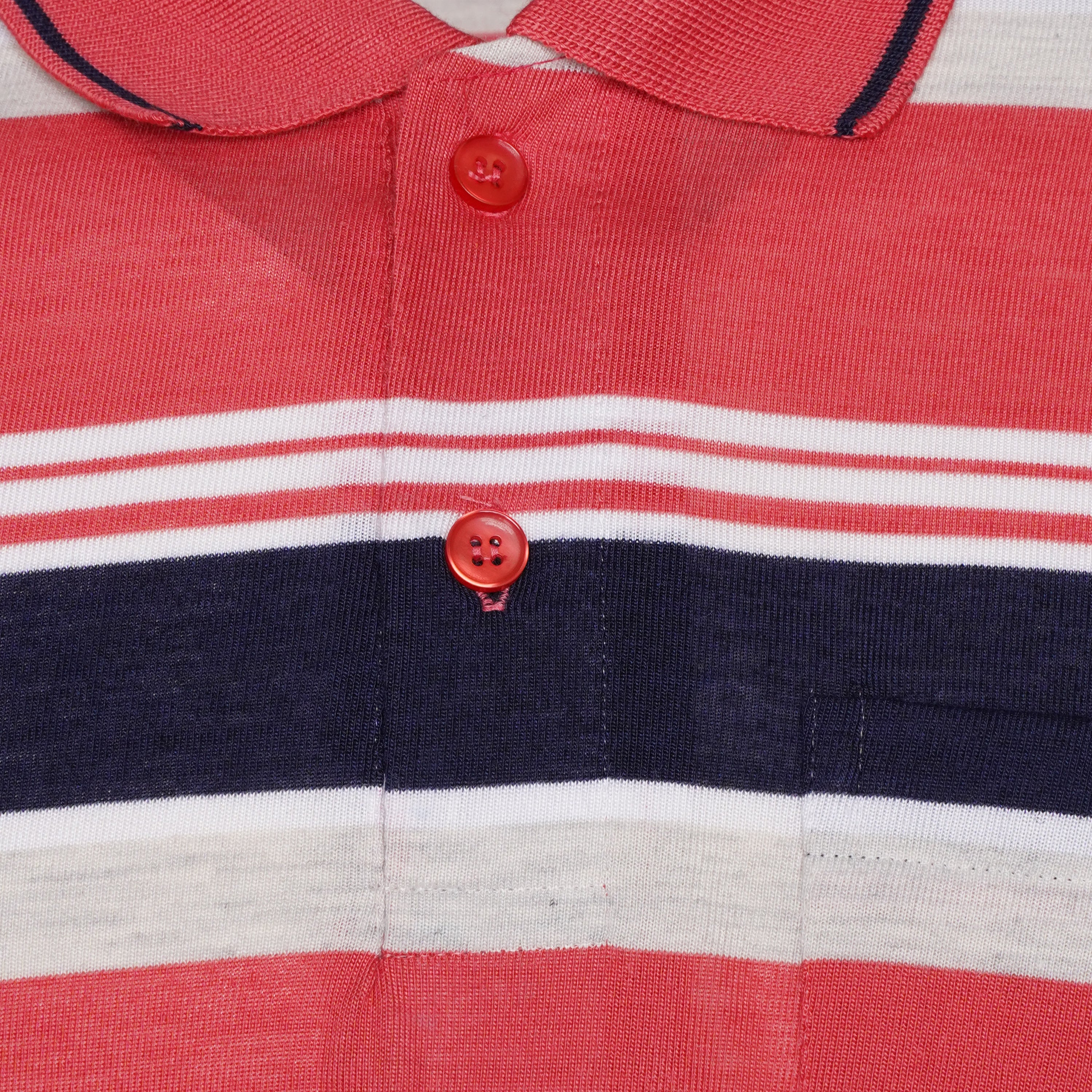 Charles Norton Brenden Striped Polo Shirt