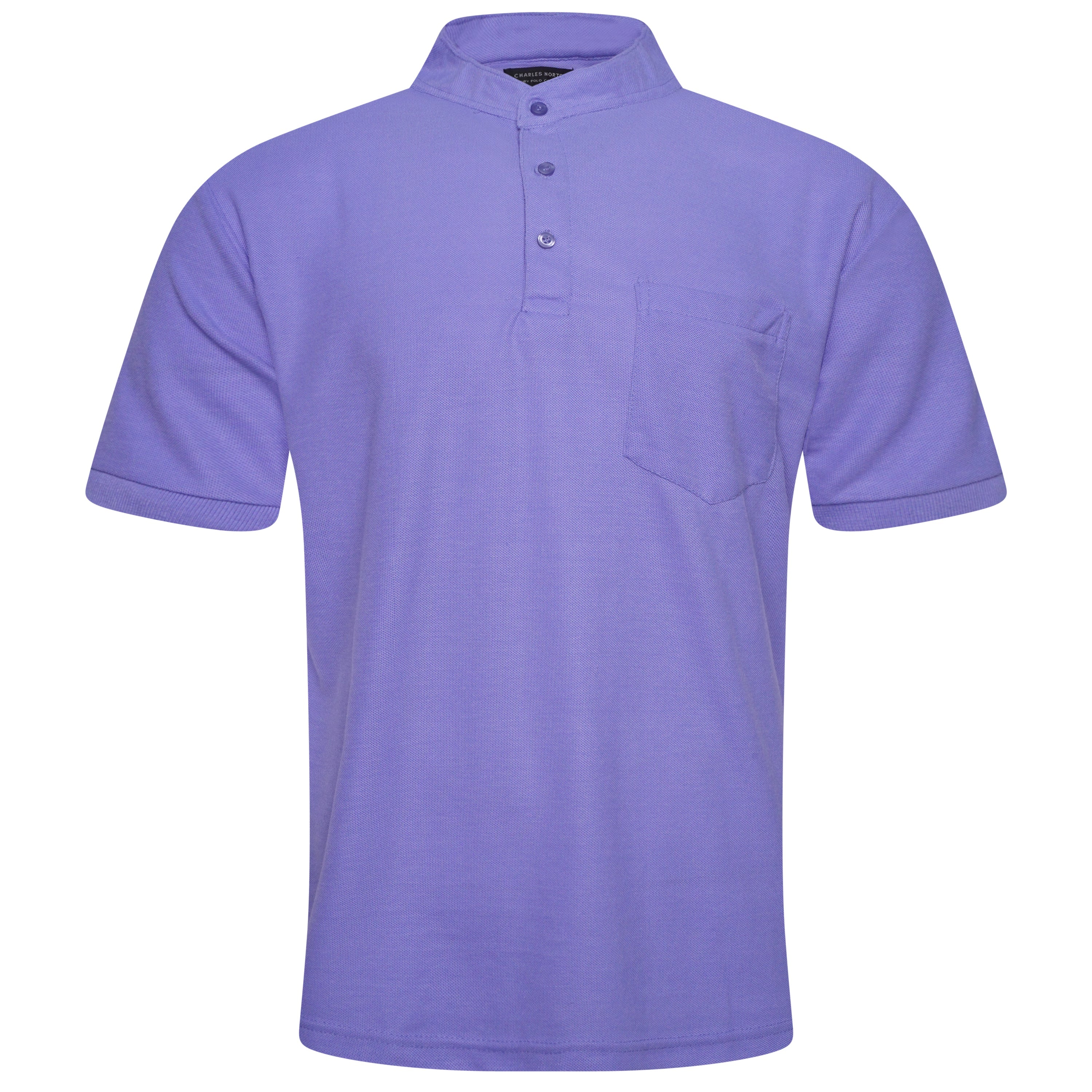 Charles Norton Grandad Collar Polo Shirt