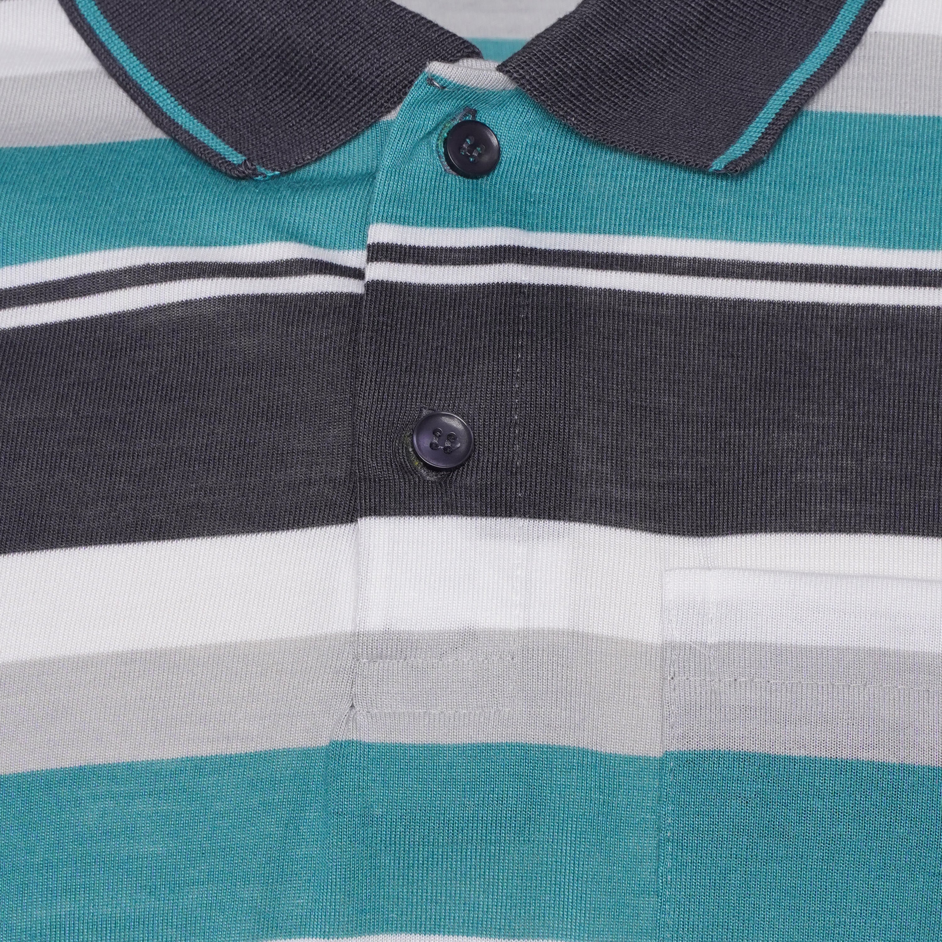 Charles Norton Brenden Striped Polo Shirt